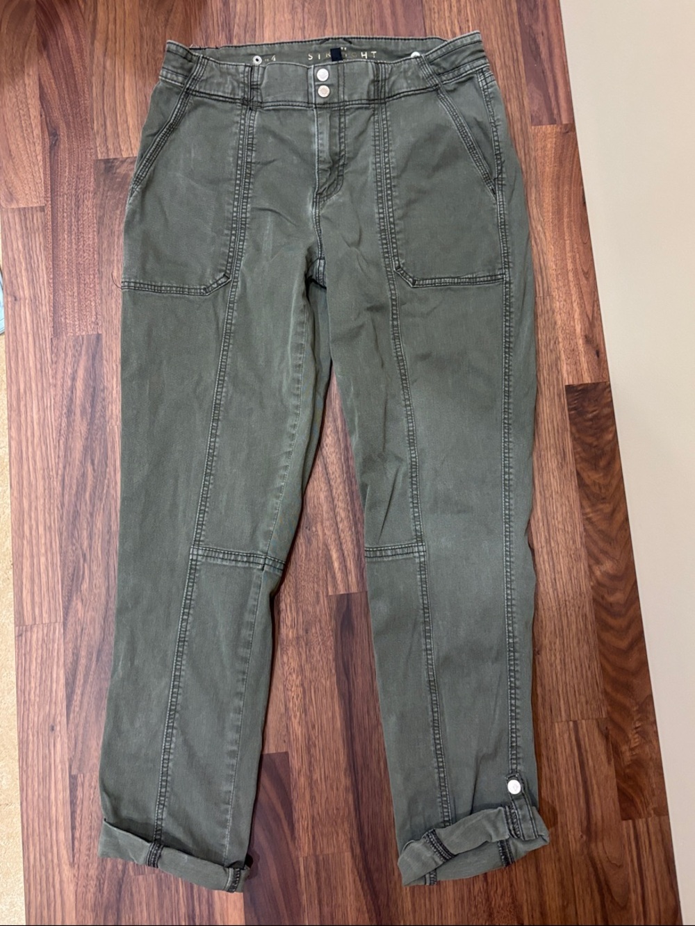 Four White House Black Market Straight Crop Pants - Picture 4 of 10